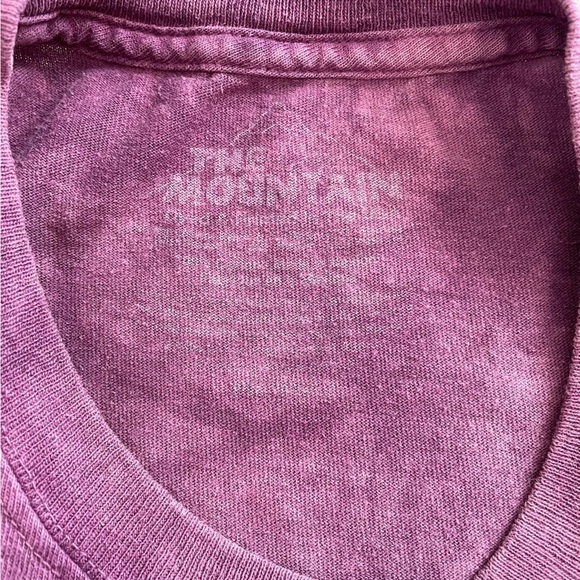 The Mountain Shirt Purple Tie Dye Cat Tee Nature Graphic Shirt 2013 Unisex Large - Picture 4 of 9